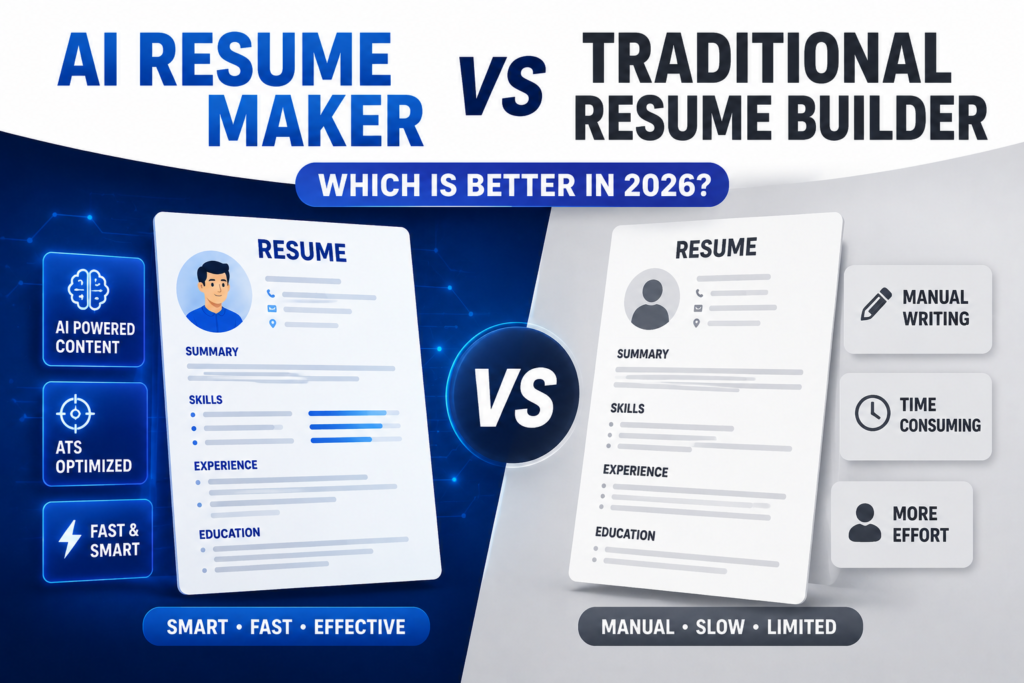 AI Resume Maker vs Traditional Resume Builder