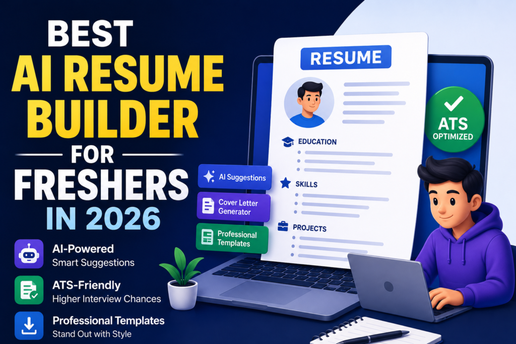 Best AI Resume Builder for Freshers in 2026