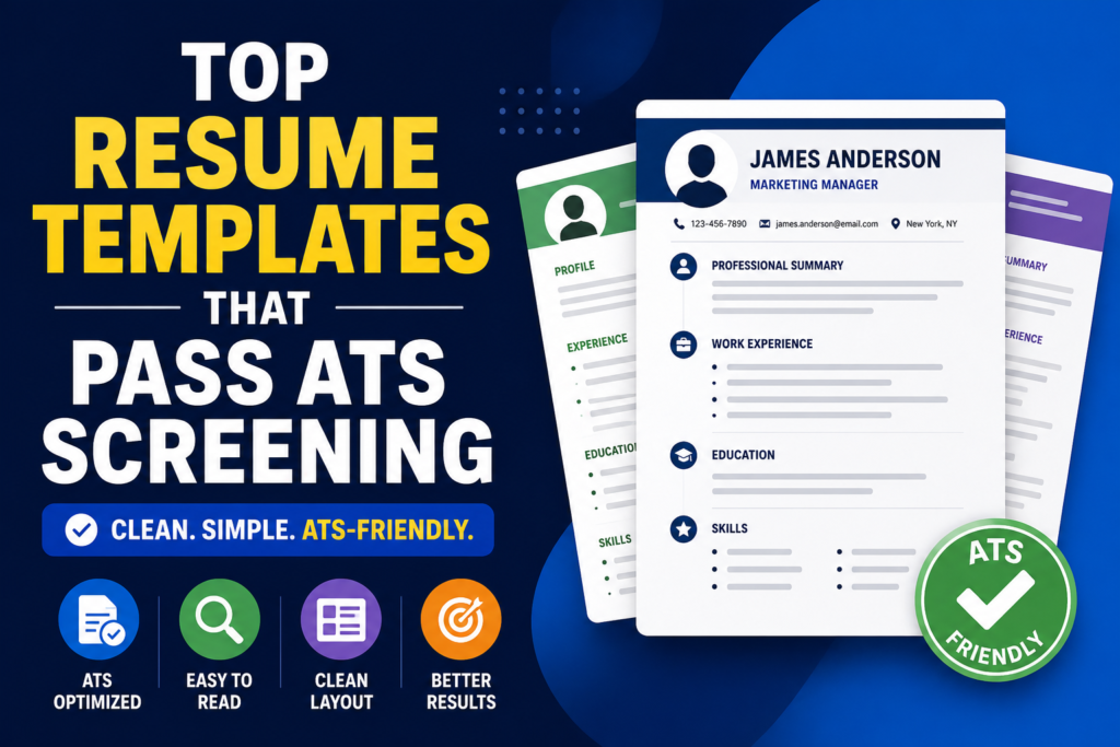 Top Resume Templates That Pass ATS Screening in 2026 OHOResume